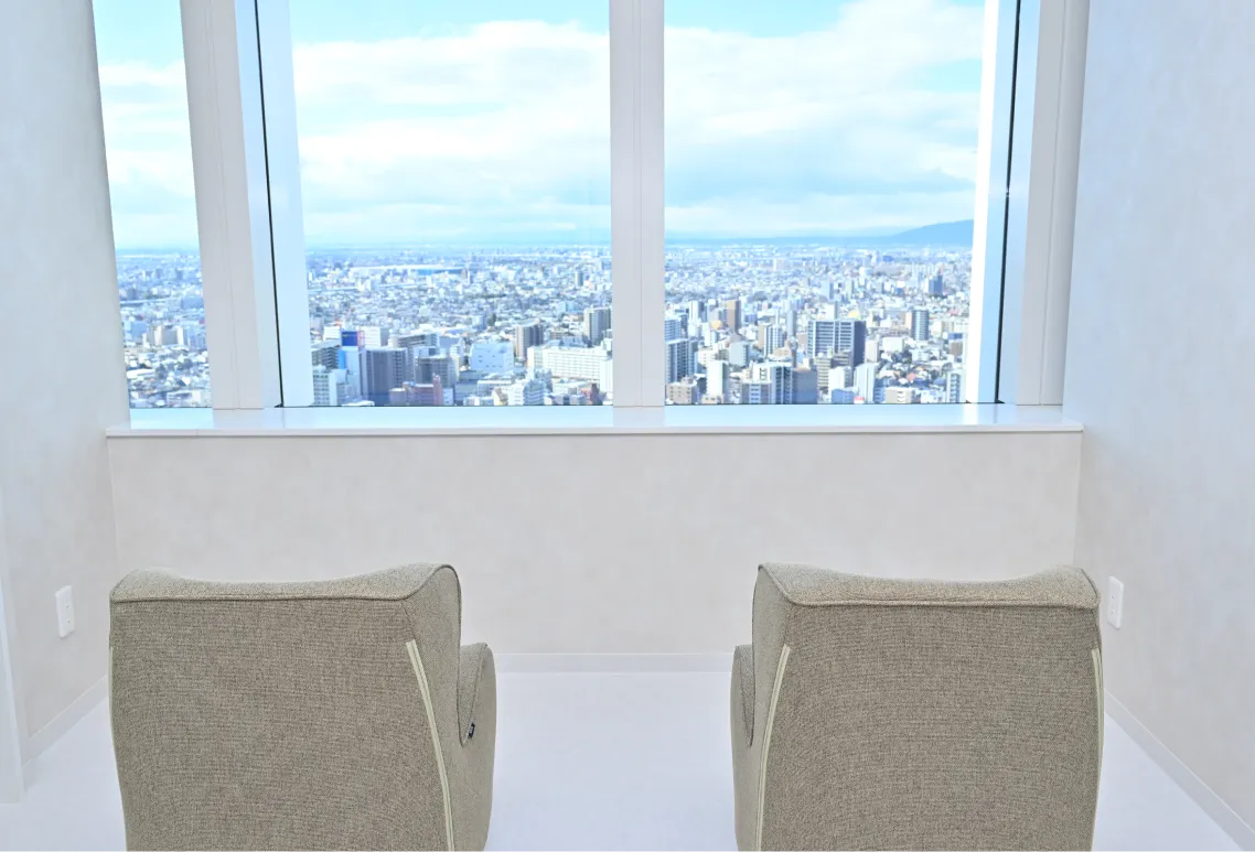 ソファーからの景色